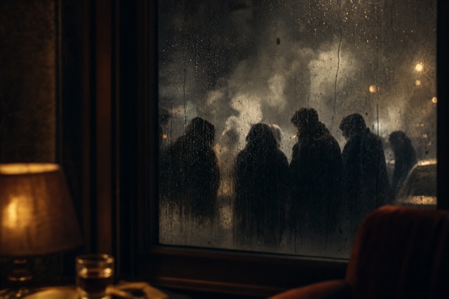 Chapter 8 artwork — watching the con work on others